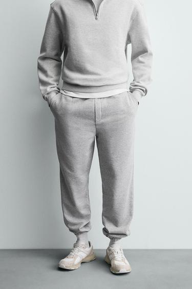 BASIC JOGGERS - Grey marl by Zara