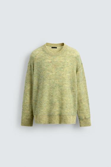 OMBRÉ KNIT SWEATER - Apple green by Zara