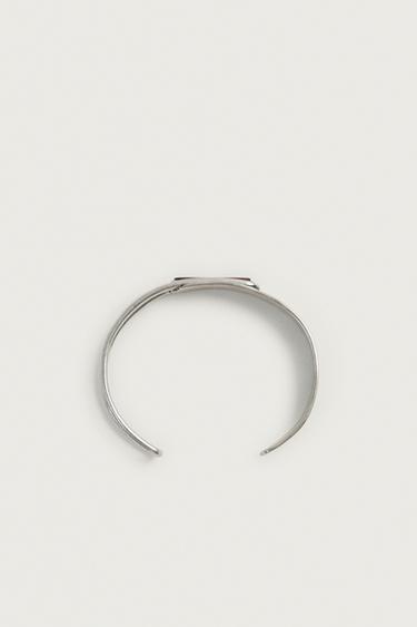 COMBINED RIGID BRACELET - Silver by Zara