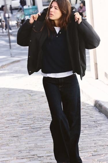 HOODED PUFFER JACKET - Black by Zara - Image 0