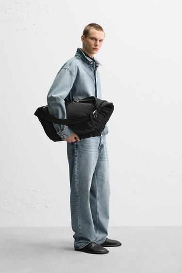 LIMITED EDITION NYLON SHOULDER BAG - Black by Zara - Image 0