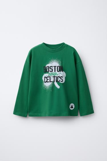 CELTICS NBA T-SHIRT - Green by Zara - Image 0