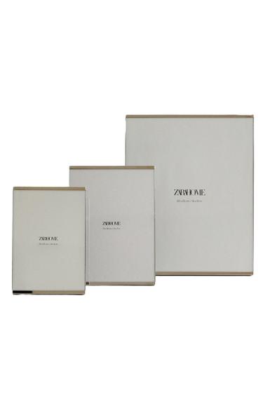 SILVER METAL PHOTO FRAME - Silver by Zara