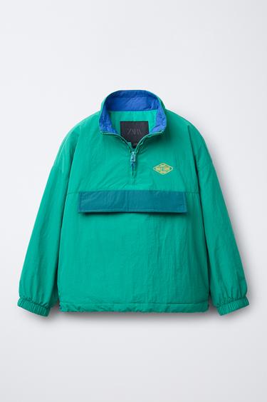 TECHNICAL KANGAROO HOODIE - Green by Zara - Image 0