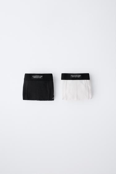 AGES 6-14/ PACK OF TWO OLIVER AND BENJI © CAMPEONES BOXERS - Anthracite grey by Zara - Image 0