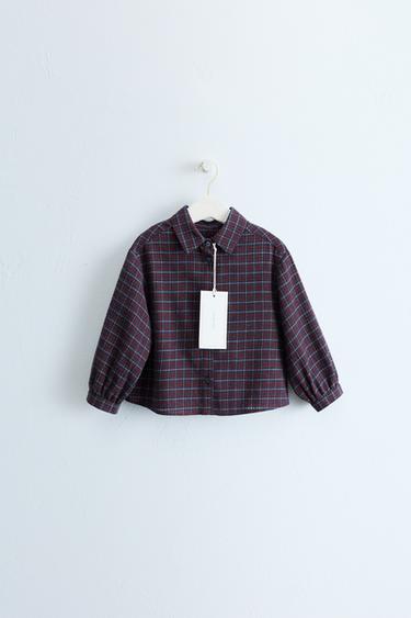 ZARA TIMELESS - CHECK PRINT SHIRT - Reddish by Zara