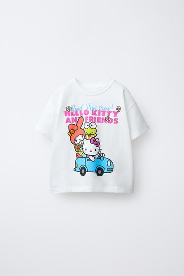HELLO KITTY AND FRIENDS © SANRIO CAR T-SHIRT - White by Zara