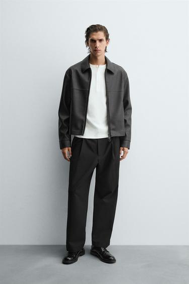 FAUX LEATHER JACKET - Black by Zara - Image 0