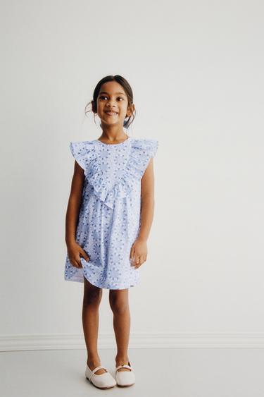 EMBROIDERED SHORT PLAYSUIT - Blue by Zara