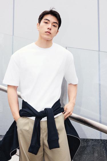 BASIC HEAVYWEIGHT T-SHIRT /03 - White by Zara