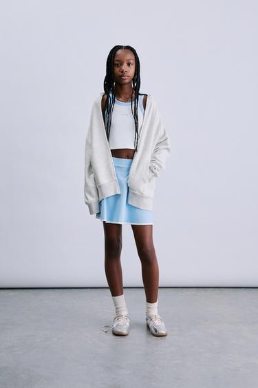 MODAL BLEND CROP TOP - Ecru by Zara