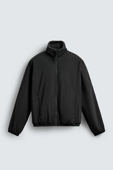 CONTRAST TECHNICAL JACKET - Black by Zara