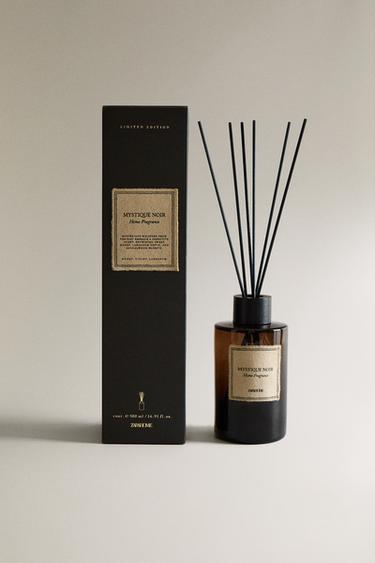 (500 ML) MYSTIQUE NOIR REED DIFFUSERS - Grey / Beige by Zara - Image 0