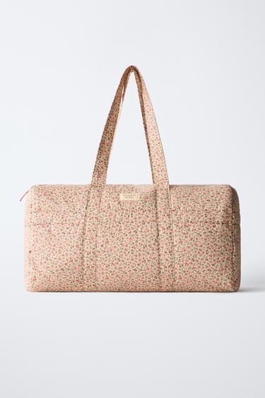 FLORAL BOWLING BAG - Pink by Zara