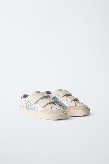 GLITTER PLIMSOLLS - White by Zara