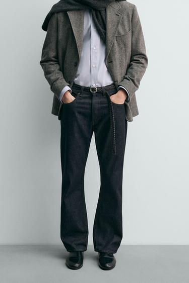 STRAIGHT-LEG BOOTCUT JEANS AARON LEVINE X ZARA - Indigo by Zara