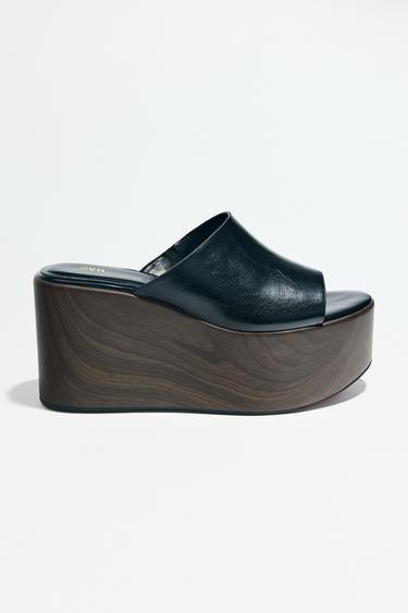 PLATFORM WEDGES - Black by Zara