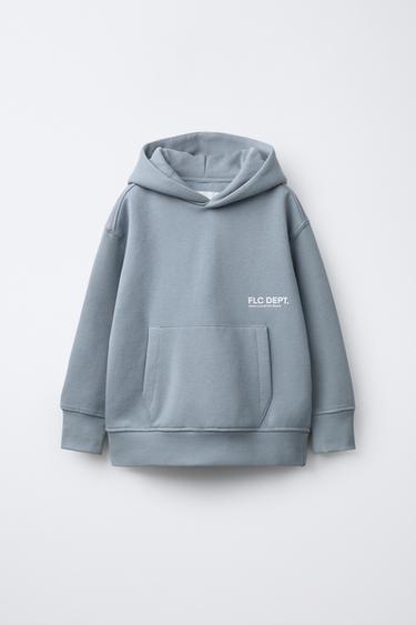 BASIC HOODIE - Pearl grey by Zara
