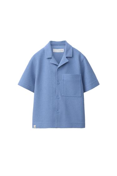RUSTIC BOWLING SHIRT - Blue by Zara