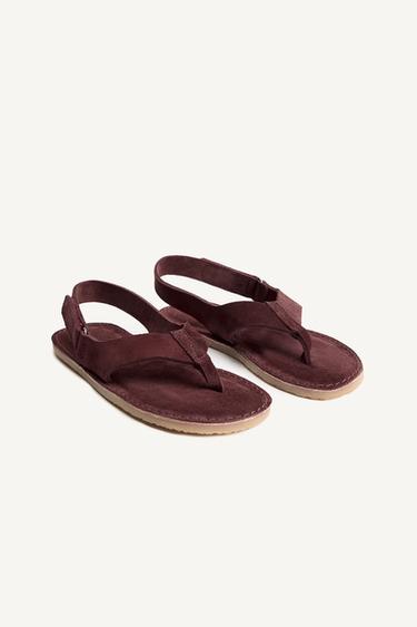 LTHR SNDLS 15 - Brown by Zara