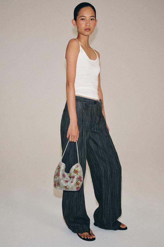 BEADED SHOULDER BAG - Multicoloured by Zara - Image 0