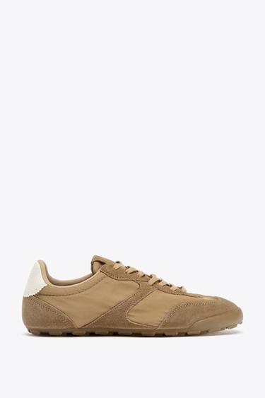 SOFT RUNNING TRAINERS - Brown by Zara