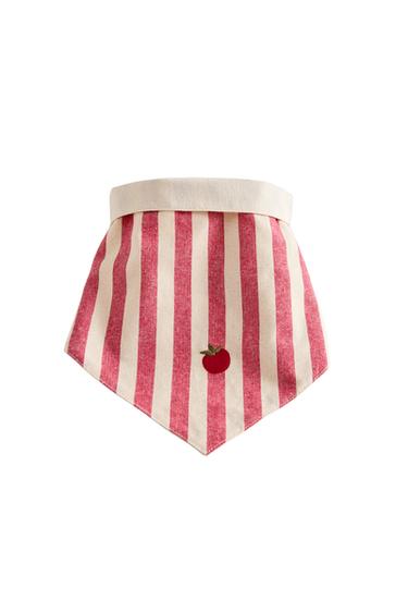 STRIPED TOMATO PET BANDANA - Red by Zara