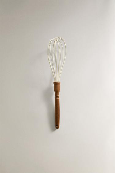 SILICONE MIXING WHISK - Cream by Zara