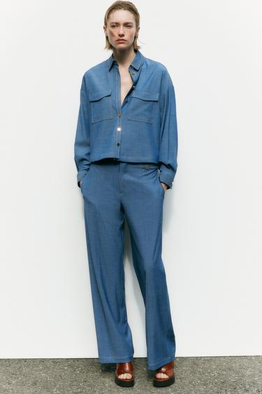 PATCH POCKET SHIRT - Blue by Zara - Image 0