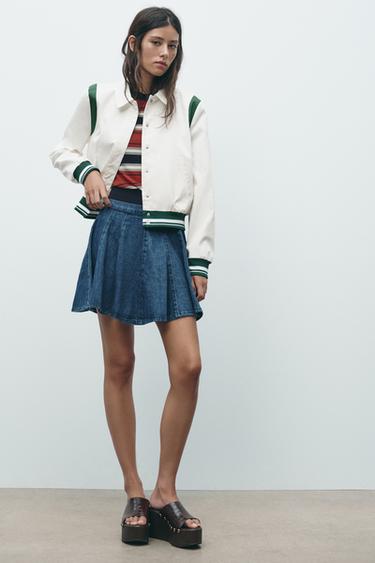 CONTRAST RIBBED CARDIGAN - Oyster-white by Zara - Image 0