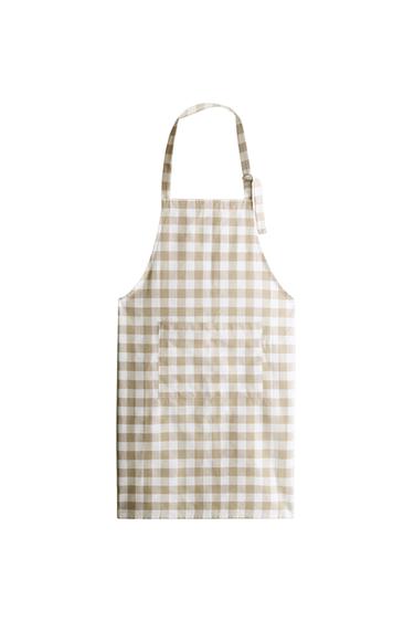DYED THREAD APRON - Beige by Zara