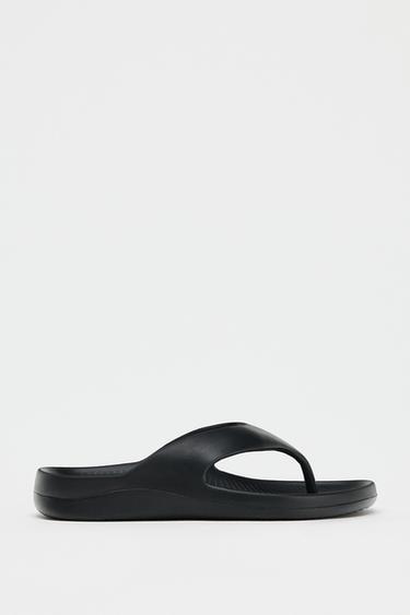 THONG SANDALS - Black by Zara