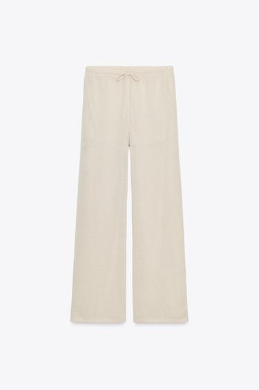 KNIT CULOTTES - Sand by Zara
