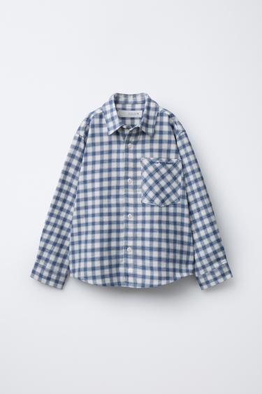 CHECK SHIRT - Blue by Zara - Image 0