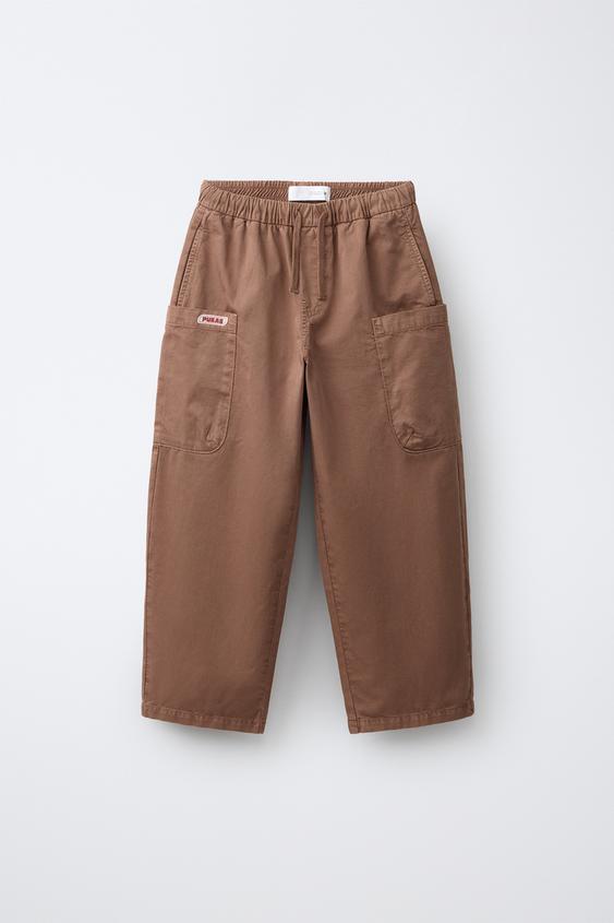 PUKAS SURF CARGO TROUSERS - Brick by Zara - Image 0