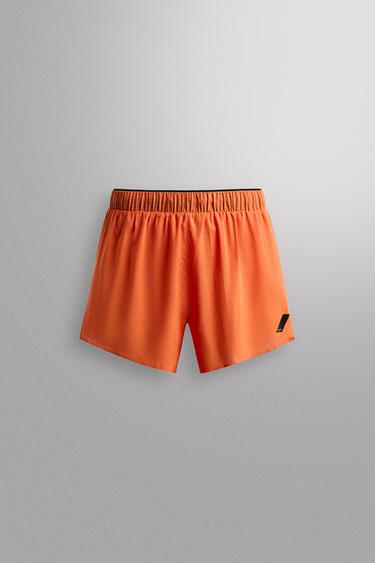 SHORT RUNNING SHORTS - Orange by Zara