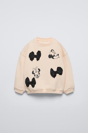 MINNIE MOUSE © DISNEY BOW SWEATSHIRT - Vanilla by Zara - Image 0