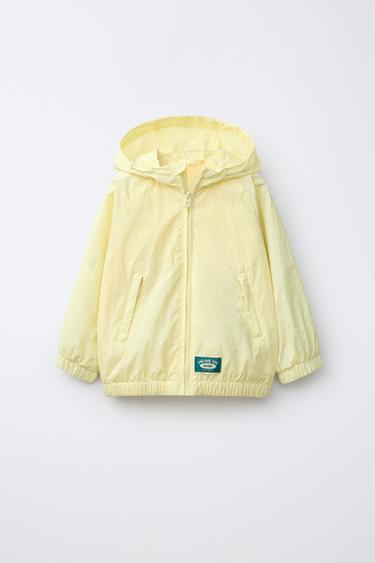 LIGHTWEIGHT WATER-REPELLENT RAINCOAT - Yellow by Zara