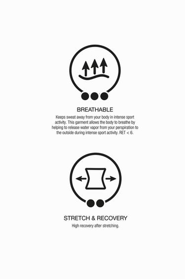 WIDE-LEG GYM TROUSERS WITH CONTRAST TRIMS - Sand / Marl by Zara