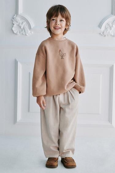 BALLOON PLEATED TROUSERS - Ecru by Zara