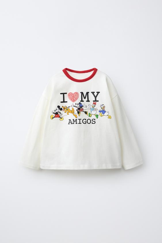 MICKEY MOUSE AND FRIENDS © DISNEY PRINT T-SHIRT - White by Zara - Image 0