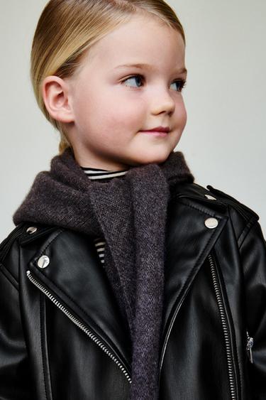 FAUX LEATHER BIKER JACKET - Black by Zara