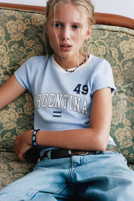 ARGENTINA PRINT T-SHIRT - Blue by Zara - Image 0