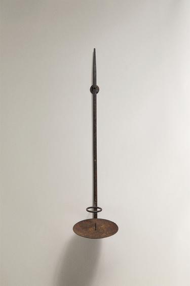 IRON WALL CANDLEHOLDER - Rust by Zara