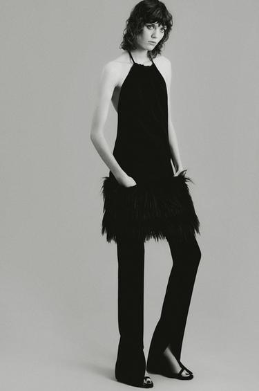 LIMITED EDITION SPLIT HEM LEGGINGS - Black by Zara - Image 0