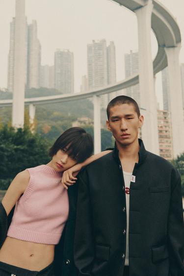 WOOL TOP X AO YES - Light pink by Zara - Image 0