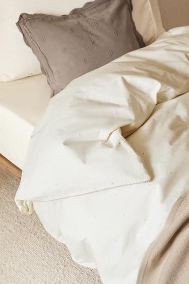 CHILDREN'S MOON DUVET COVER - Light grey by Zara