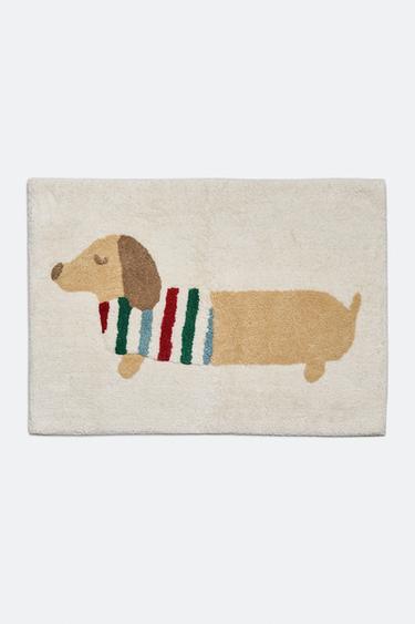 CHILDREN'S DOG BATH MAT - Light beige by Zara