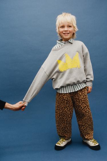 BASQUIAT® SWEATSHIRT - Grey marl by Zara