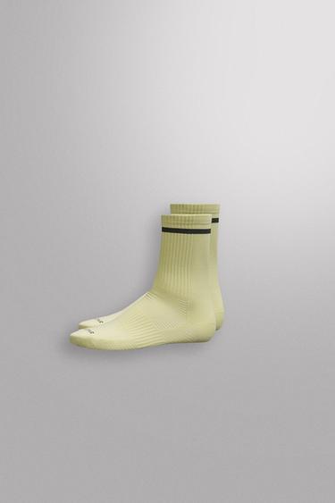 RUNNING SOCKS 2-PACK - Light lime green by Zara